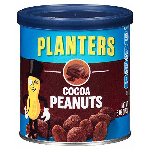 Planters Cocoa Peanuts (8 ct Pack, 6 oz Canisters)