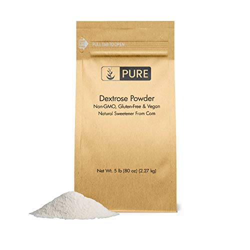 Pure Original Ingredients Dextrose (5 lb.) by Pure, Sugar Replacement Sweetener For Shakes or Baking,