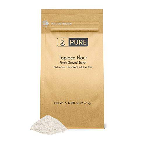 Pure Original Ingredients Tapioca Starch (5 lb) Gluten-Free, Non-GMO, Kitchen Staple, Tapioca Flour