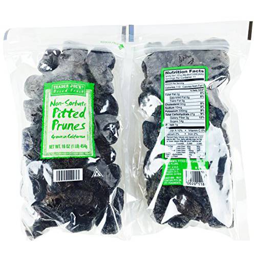 Trader Joe’s Non Sorbate Pitted Prunes...2 16 oz. bags