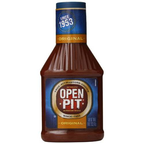 Open Pit Blue Label Original Barbecue Sauce, 18 oz. (Pack of 12)