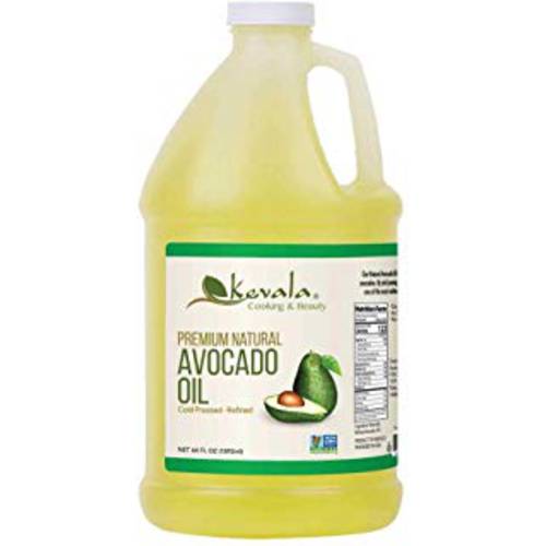 Kevala Premium Natural Avocado Oil, 1/2 Gallon (Naturally Refined)