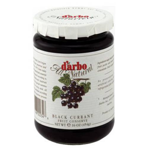 d’arbo All Natural Fruit Spread, Seedless Black Currant, 16 oz