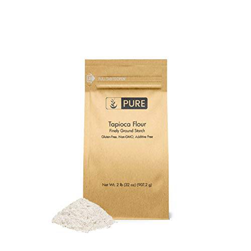 Pure Original Ingredients Tapioca Starch (2 lb) Gluten-Free, Non-GMO, Kitchen Staple, Tapioca Flour