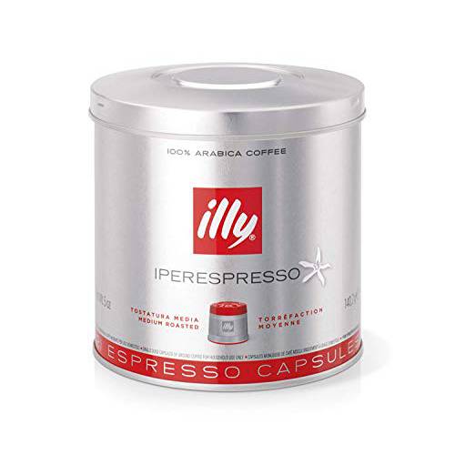 illy iperEspresso Capsules Medium Roasted Coffee, 21 Count (Pack of 4)