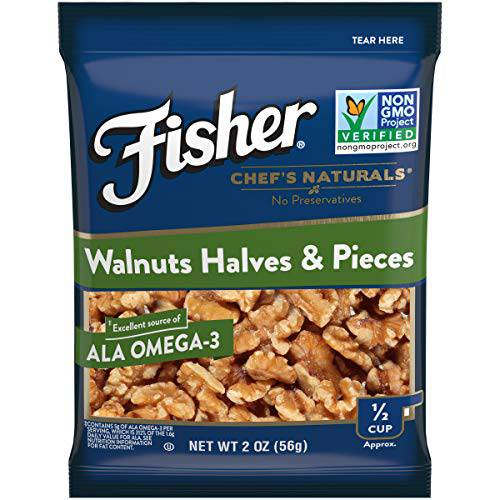 Fisher Peanuts, Roasted, Unsalted Culinary One Cup, 5.15 Ounces, Naturally Gluten Free, No Preservatives, Non-GMO, Keto, Paleo, Vegan Friendly