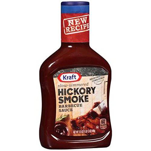 Kraft, BBQ Sauces, 17.5oz Bottle (Pack of 3) (Choose Flavor Below) (Hickory Smoke)