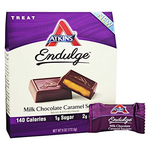 Endulge Milk Chocolate Caramel Squares 1 Box