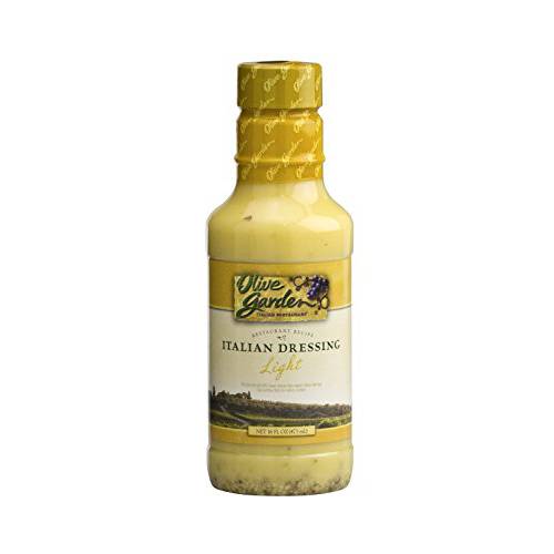 Olive Garden, Lite Italian Salad Dressing, 16oz Bottle (Pack of 4)