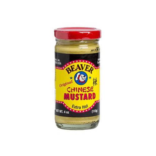 Beaver Extra Hot Chinese Mustard, 4 oz