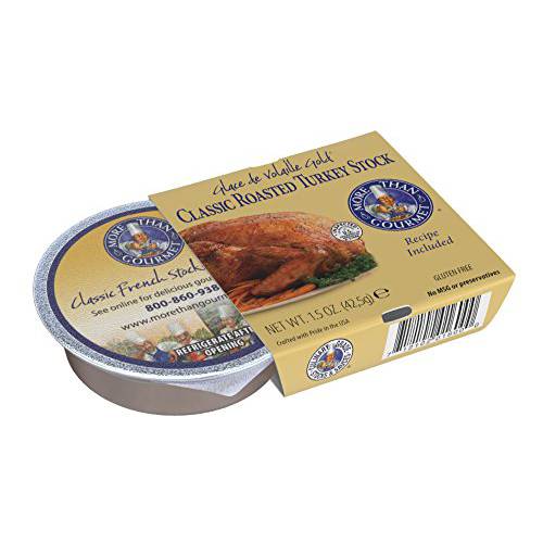 More Than Gourmet Glace De Volaille Gold, Roasted Turkey Stock, 1.5 Ounce Package