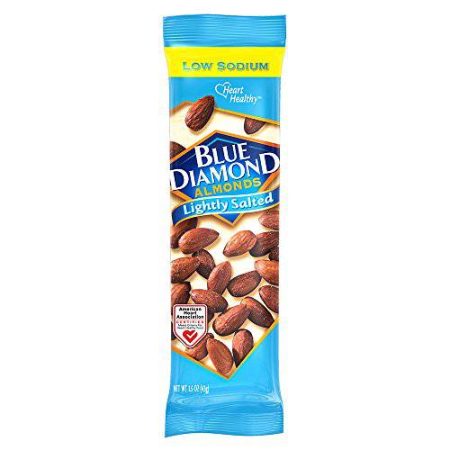 Blue Diamond Almonds, Low Sodium, Lightly Salted, 1.5 Ounce (Pack of 12)