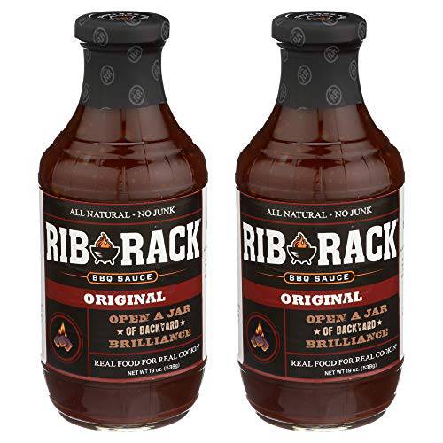 Rib Rack BBQ Sauce, Original - 2 Count (Packaging May Vary)