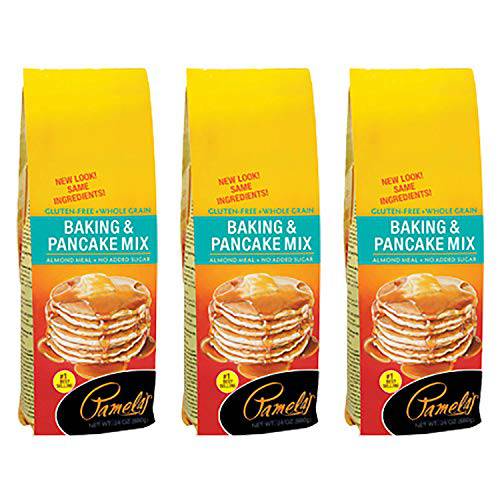 Pamela’s Products Gluten and Wheat Free Baking and Pancake Mix - 24 oz- (Pack - 3)