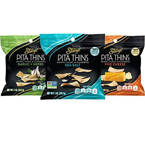 Stacy’s Flavored Pita Chips, 1 Ounce (Pack of 24)