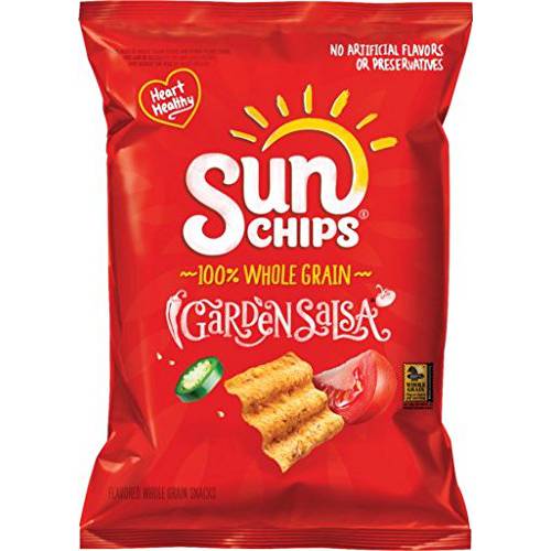 SunChips Garden Salsa Flavored Multigrain Snacks, 1.5-Ounce (Pack of 64)