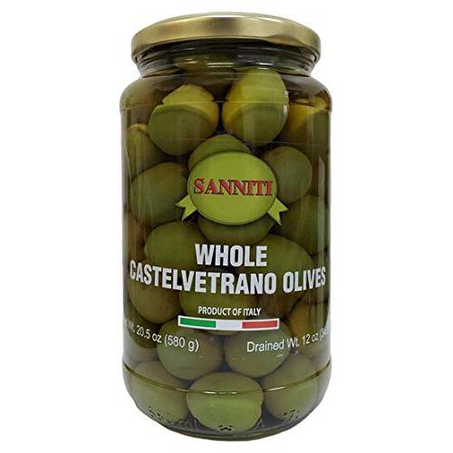 Sanniti Whole Castelvetrano Olives - 20.5 Ounce Jar