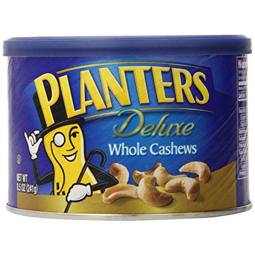 Planters Salted Deluxe Whole Cashews (8.5oz Canister)