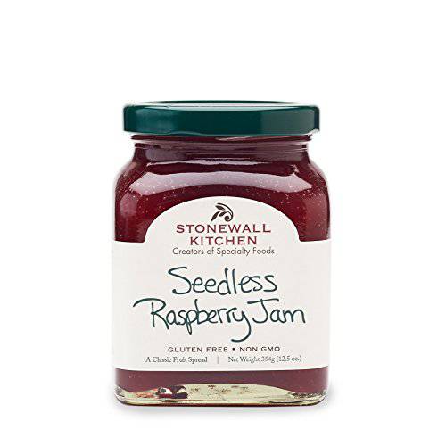 Stonewall Kitchen Seedless Raspberry Jam, 12.5 Ounces