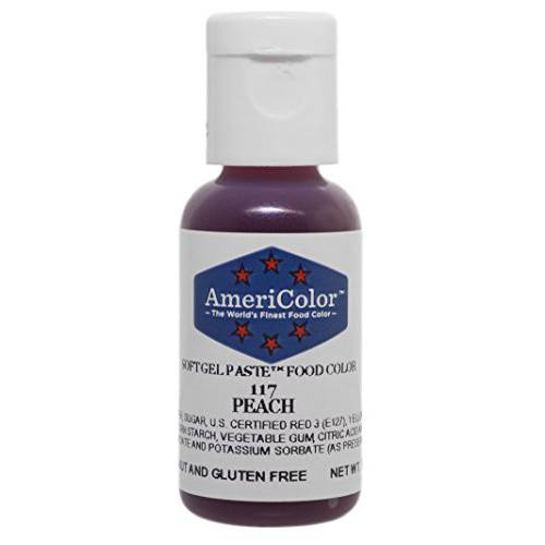 AmeriColor Peach Soft Gel Paste Food Color, .75 oz