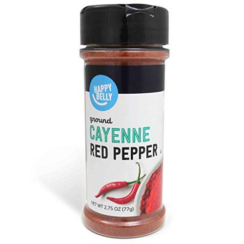 Amazon Brand - Happy Belly Cayenne Red Pepper, Ground, 2.75 Ounces