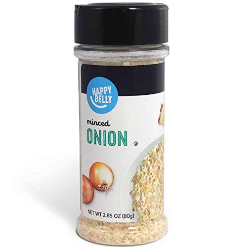 Amazon Brand - Happy Belly Minced Onion, 2.85 Ounces