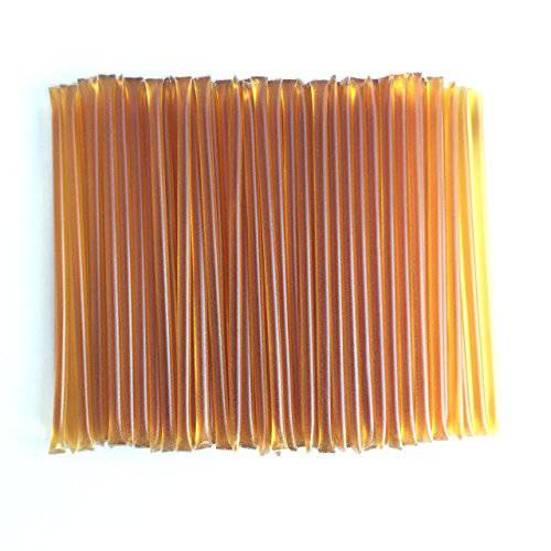 The Honey Jar Lemon Flavored Raw Honey Sticks - Pure Honey Straws For Tea, Coffee, or a Healthy Treat - One Teaspoon of Flavored Honey Per Stick - Made In The USA with Real Honey - (100 Count)