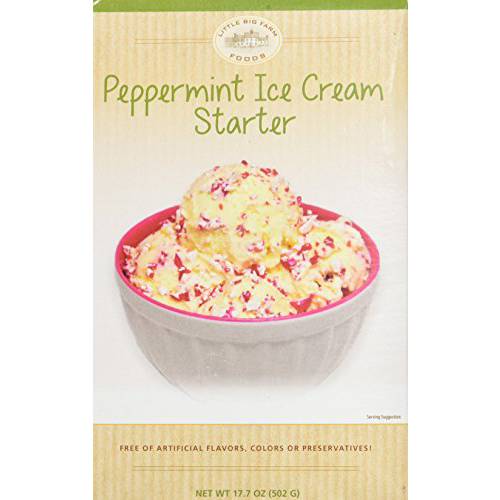 Little Big Farm Foods Peppermint Ice Cream Starter Mix, 17.7 oz (6 pack)