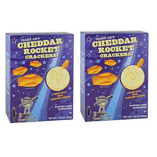 Trader Joe’s Cheddar Rocket Crackers 7.05 oz. (Pack of 2 bxs)