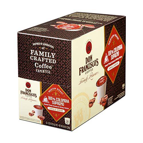 Don Francisco’s Vanilla Nut Flavored Medium Roast Coffee Pods - 100 Count - Recyclable Single-Serve Coffee Pods, Compatible with your K-Cup Keurig Coffee Maker (Including 2.0)