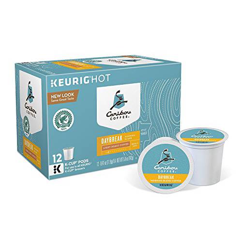 Caribou Coffee Daybreak Morning Blend, K-Cups for Keurig Brewers, 24 Count (Pack of 4)