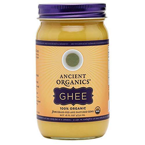 100% Organic Ghee from Grass-fed Cows, 16oz (Pack of 3)
