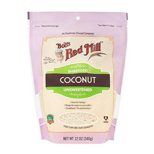 Bob’s Red Mill Shredded Coconut, Unsweetened, 12 oz