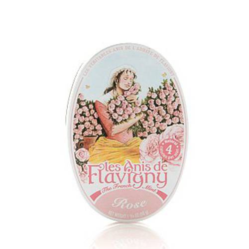 Rose Flavored Hard Candy 50 g by Les Anis de Flavigny (3 PACK)