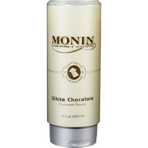 Monin - Gourmet White Chocolate Sauce, Creamy and Buttery, Great for Desserts, Coffee, and Snacks, Gluten-Free, Non-GMO (64 Ounce)