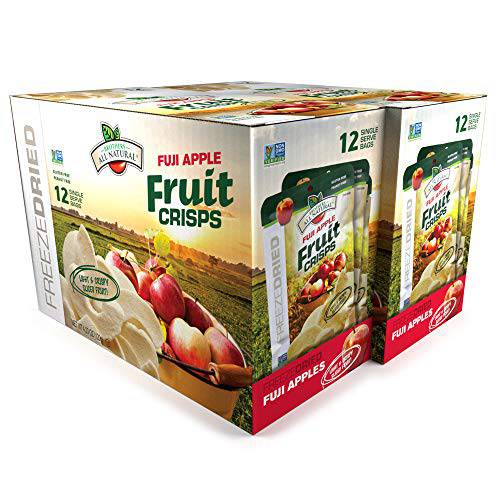 Brothers-ALL-Natural Fuji Apple Crisps, 0.35-Ounce Bags, 24 Count (00017)