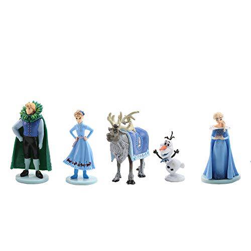 Frozen GYKPZBSAN cake topper Action Figure Set 5Pcs Frozen cake decorations and Party Favors for Frozen party supplier birthday