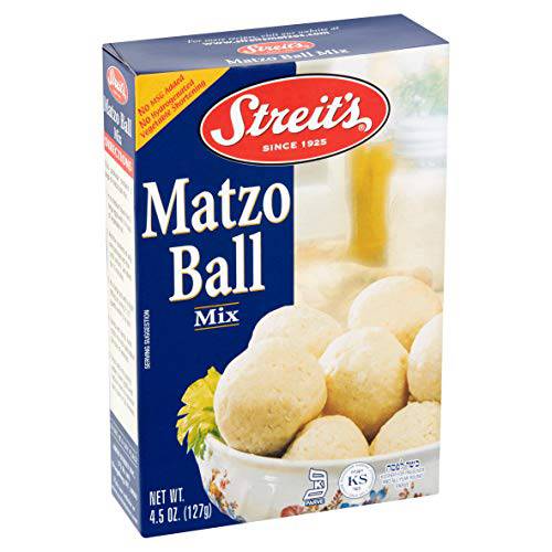 Streit’s Matzo Ball Mix Kosher For Passover, Easy to Prepare, Delicious & Authentic Matzo Balls, 4.5-Ounce (Single)