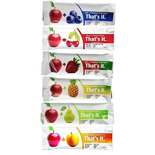 That’s It Fruit Bars, 6 Flavors Variety Pack (Pack of 36)