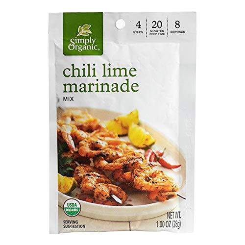 Simply Organic Chili Lime Marinade Mix - 1 oz