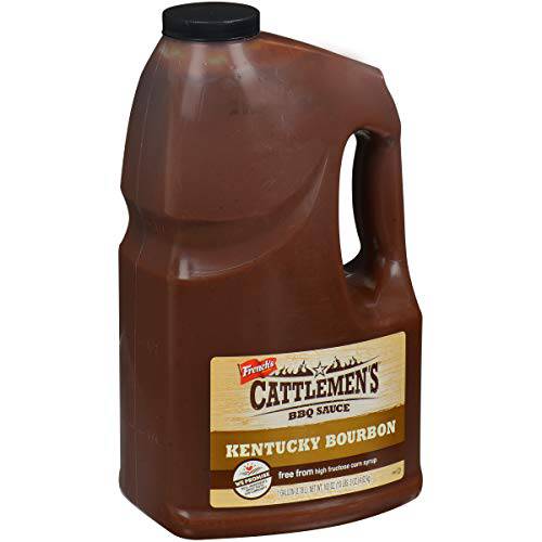 Cattlemen’s Kentucky Bourbon BBQ Sauce, 1 gal - One Gallon Jug of Kentucky Bourbon Barbecue Sauce to Flavor Ribs, Chicken Steak and More