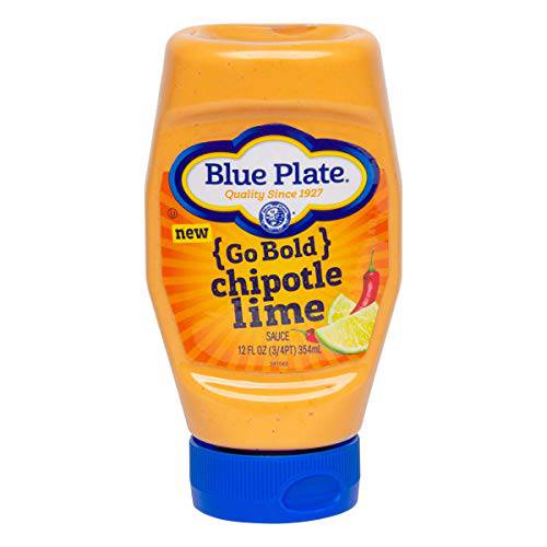 Blue Plate {Go Bold} Chipotle Lime Sauce, 12 Ounce Squeeze
