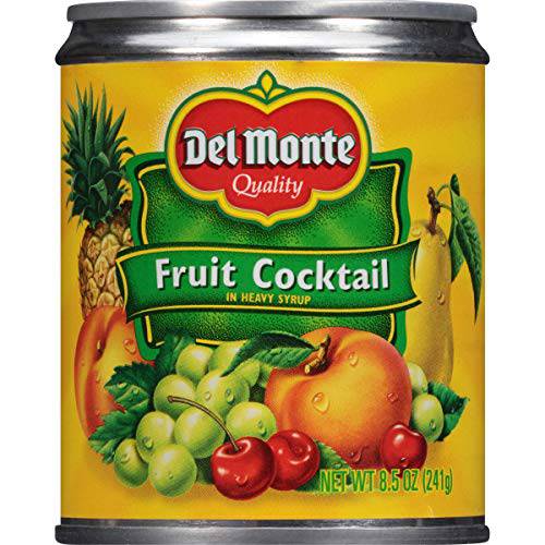 Del Monte Canned Fruit Cocktail in Heavy Syrup, 8.5 Ounce (Pack of 12)