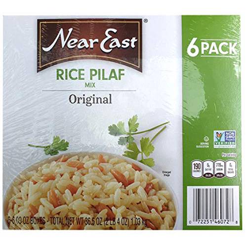 Near East 100 Percent Natural Rice Pilaf Original Mix, 6.09 Oz,xPack of 6