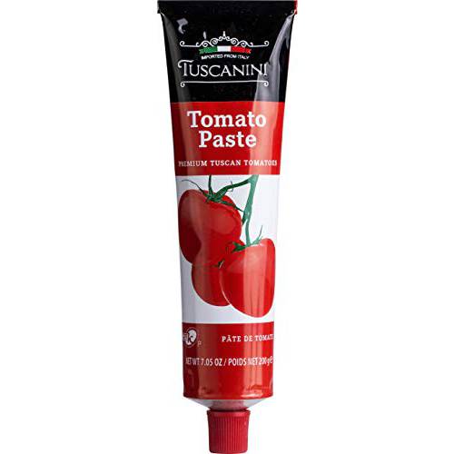 Tuscanini Tomato Paste Tube, 7.05oz, Made with Premium Italian Tomatoes