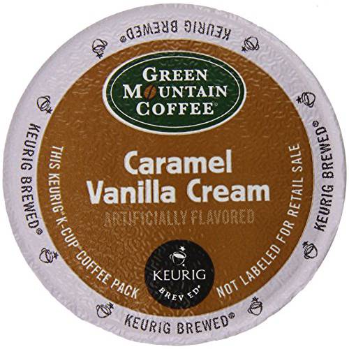 Keurig, Green Mountain Coffee, Caramel Vanilla Cream, K-Cup Counts, 50 Count