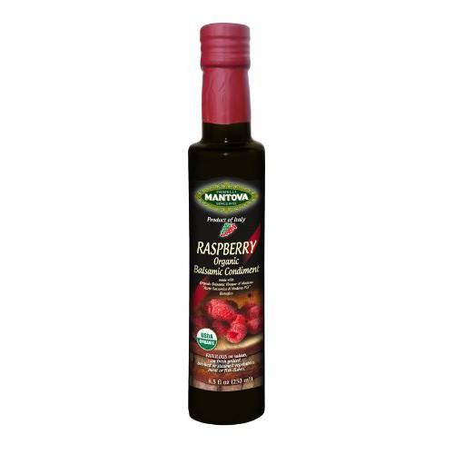 Mantova Fratelli Raspberry Organic Balsamic Vinegar, 8.5 Fl Oz