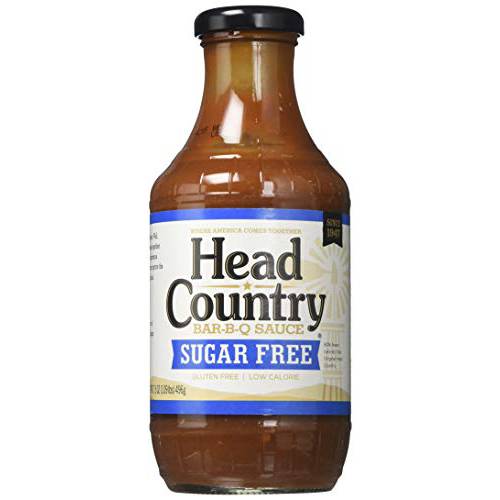 Head Country Sugar Free BBQ Sauce, 20 Fluid Ounce (Pack of 6)
