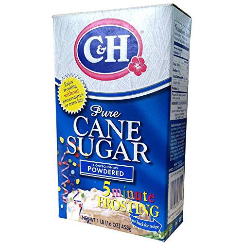 C&H Pure Cane Powdered Confectioners Sugar, 1 Lb