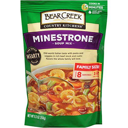 Bear Creek Soup Mix, Minestrone, 9.3 Ounce (Pack of 6)